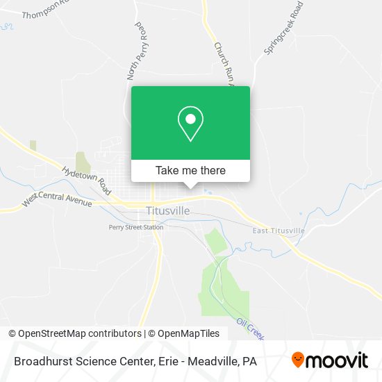 Mapa de Broadhurst Science Center