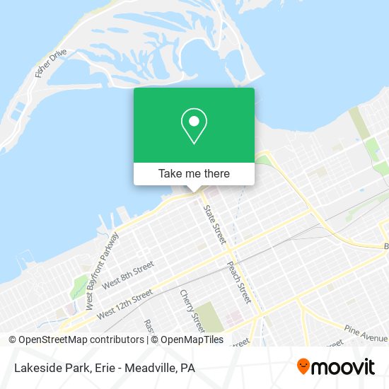 Lakeside Park map
