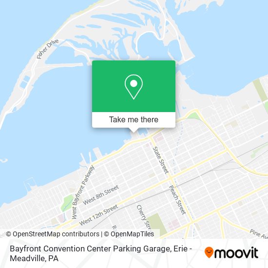 Mapa de Bayfront Convention Center Parking Garage