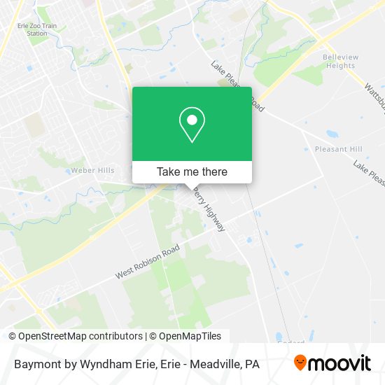 Baymont by Wyndham Erie map