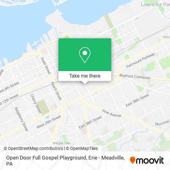 Open Door Full Gospel Playground map