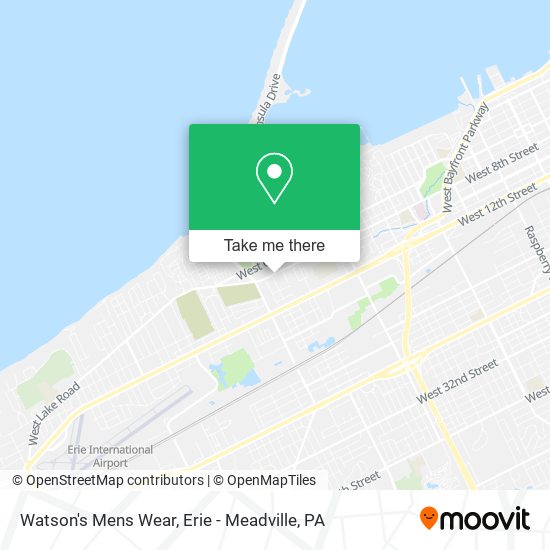 Watson's Mens Wear map