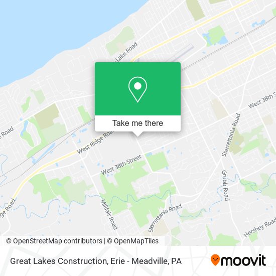Great Lakes Construction map