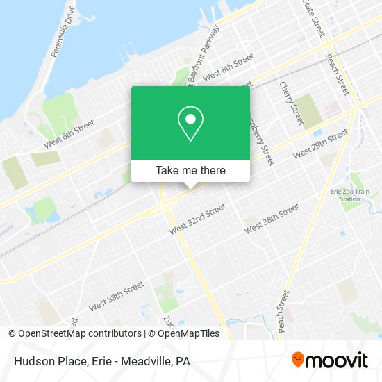 Hudson Place map