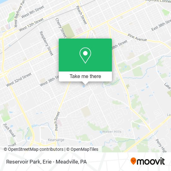 Reservoir Park map