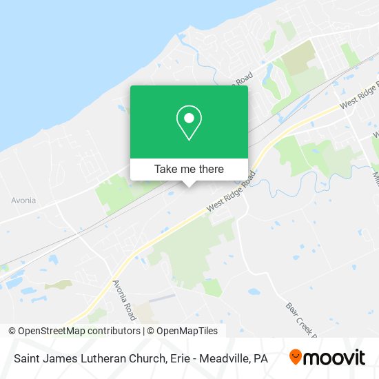 Saint James Lutheran Church map
