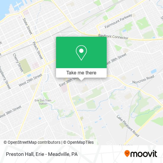 Mapa de Preston Hall
