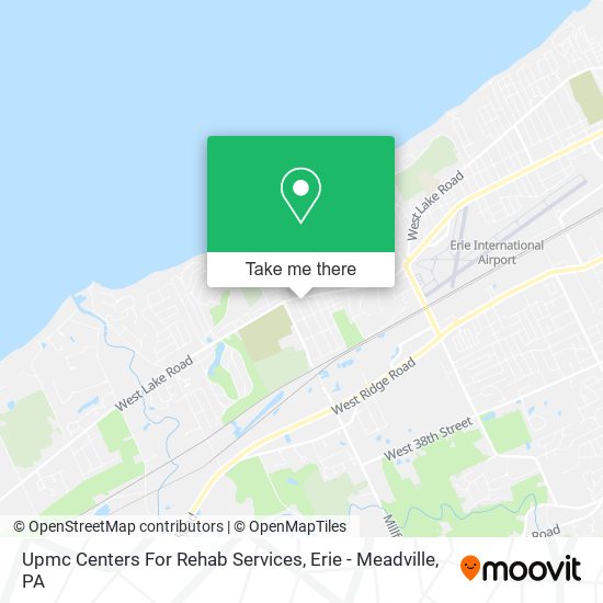 Upmc Centers For Rehab Services map
