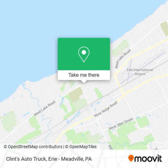 Clint's Auto Truck map