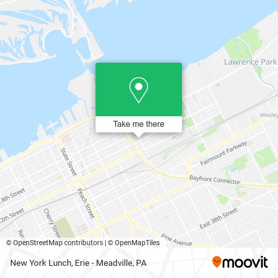 New York Lunch map