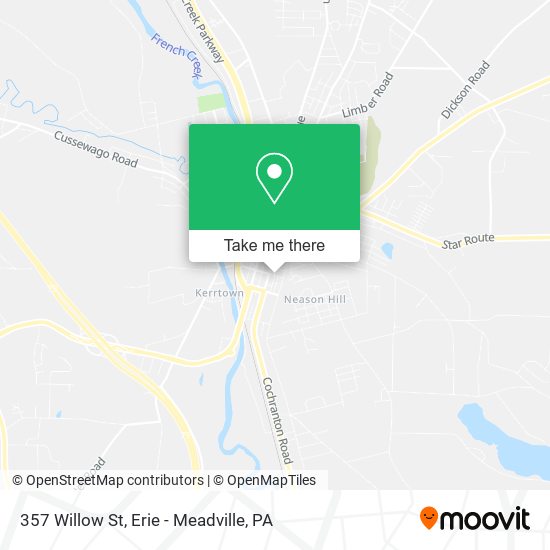 357 Willow St map