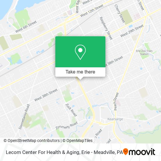 Mapa de Lecom Center For Health & Aging