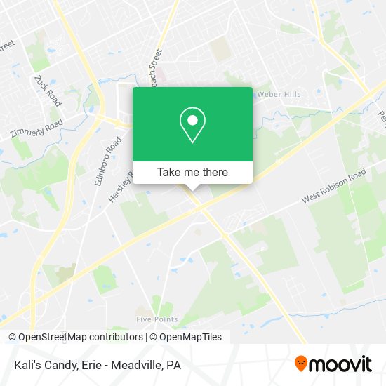 Kali's Candy map