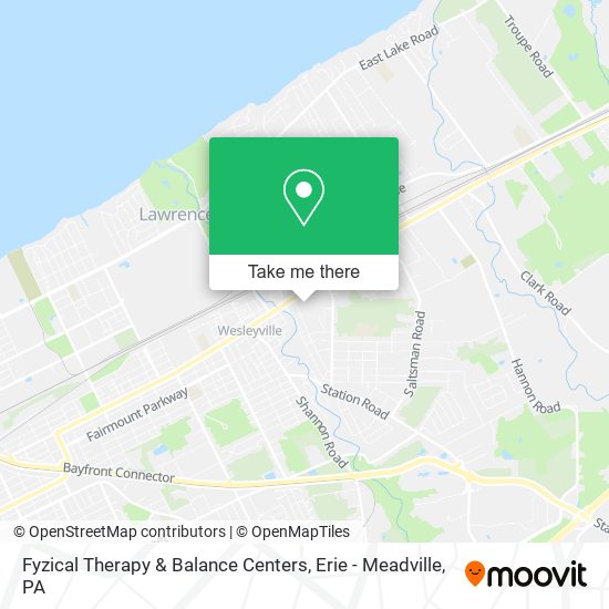 Mapa de Fyzical Therapy & Balance Centers