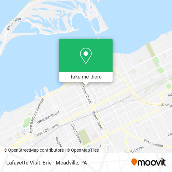 Mapa de Lafayette Visit