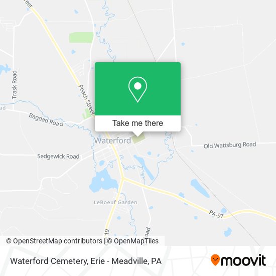 Waterford Cemetery map