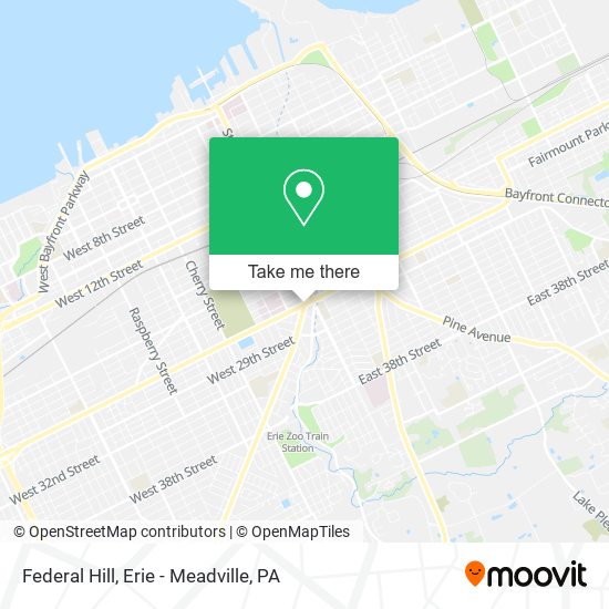Federal Hill map