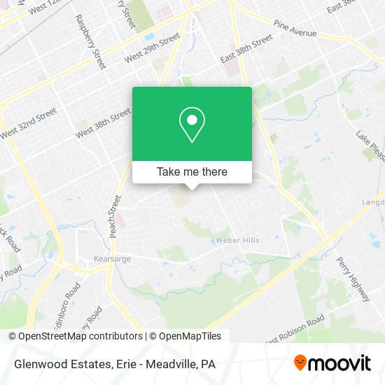 Mapa de Glenwood Estates