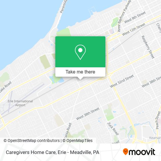 Mapa de Caregivers Home Care