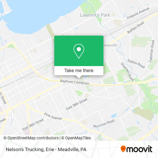 Nelson's Trucking map