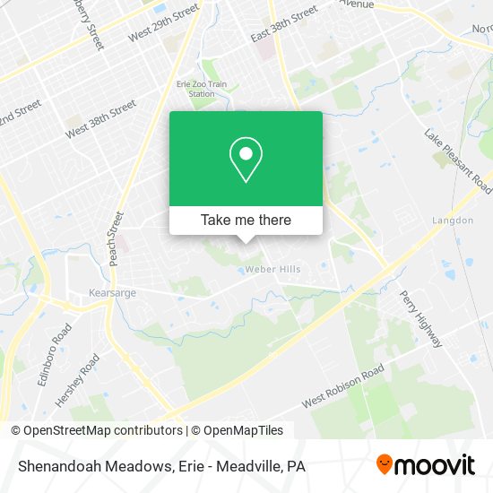Shenandoah Meadows map