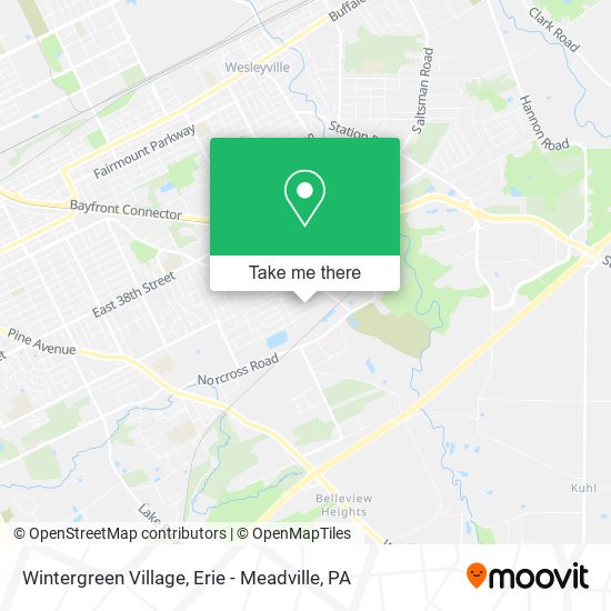 Wintergreen Village map