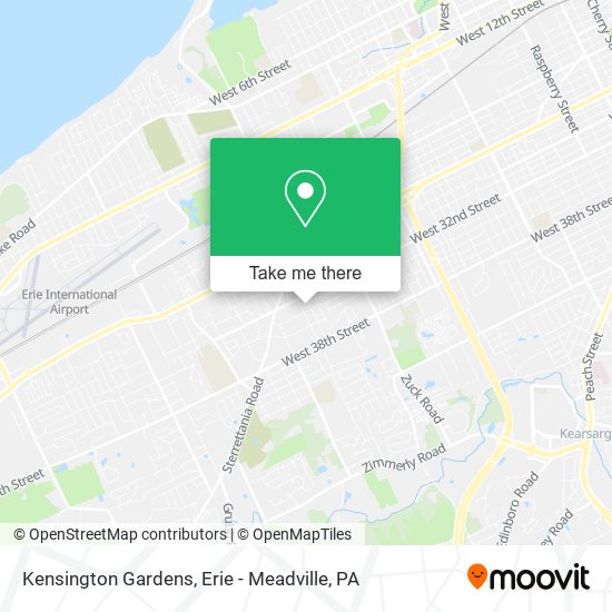 Mapa de Kensington Gardens