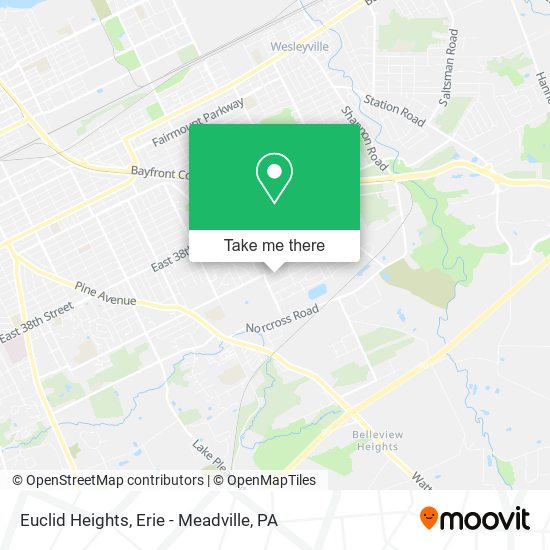 Mapa de Euclid Heights