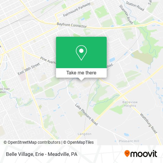 Belle Village map