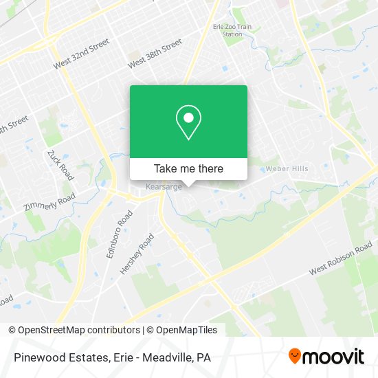 Pinewood Estates map