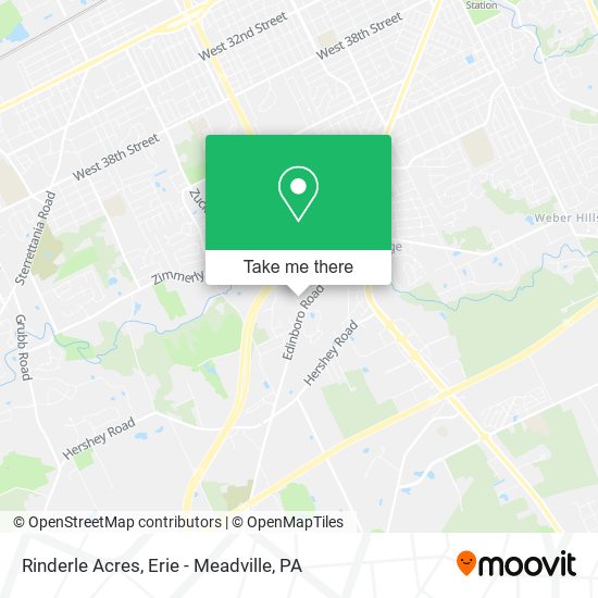 Rinderle Acres map