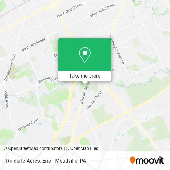 Rinderle Acres map