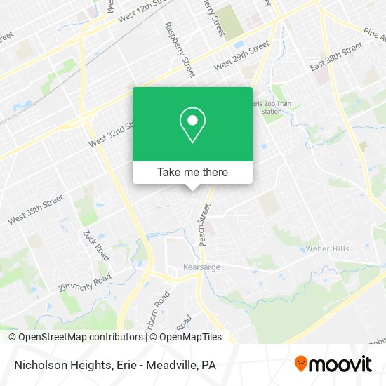 Nicholson Heights map