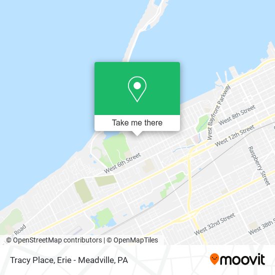 Mapa de Tracy Place