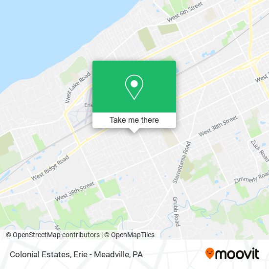 Colonial Estates map