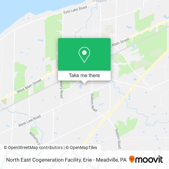 North East Cogeneration Facility map