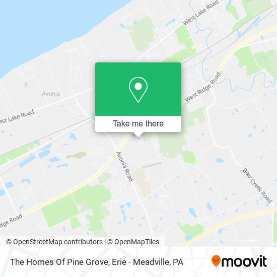 The Homes Of Pine Grove map