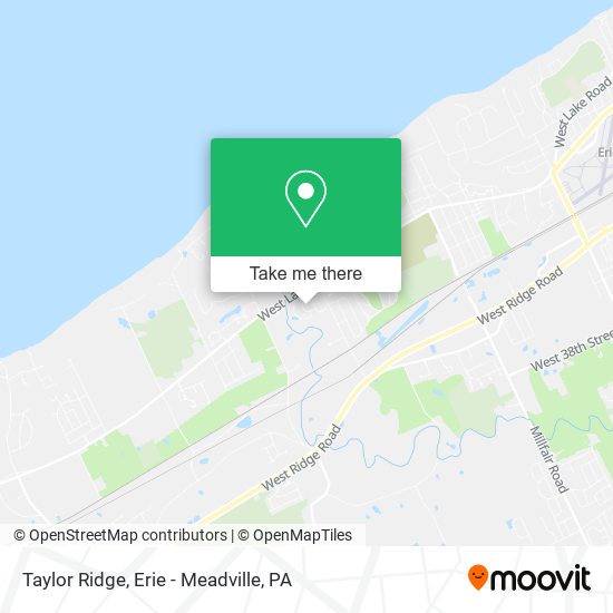 Mapa de Taylor Ridge