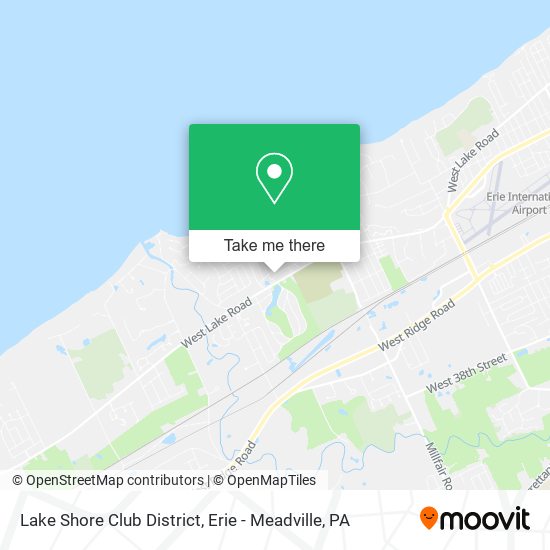 Lake Shore Club District map
