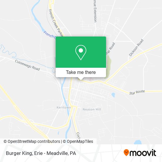 Burger King map