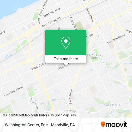 Washington Center map