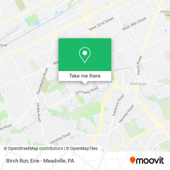 Mapa de Birch Run