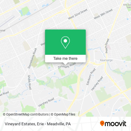 Mapa de Vineyard Estates