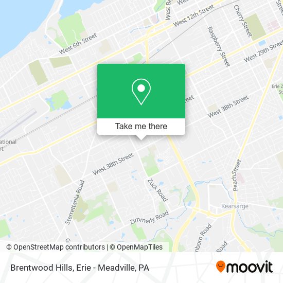 Brentwood Hills map