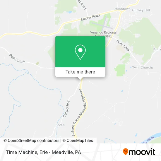 Time Machine map