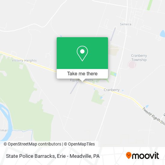 State Police Barracks map