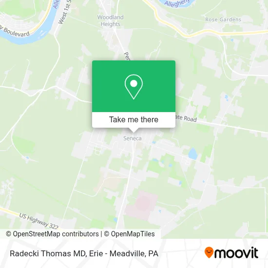 Radecki Thomas MD map
