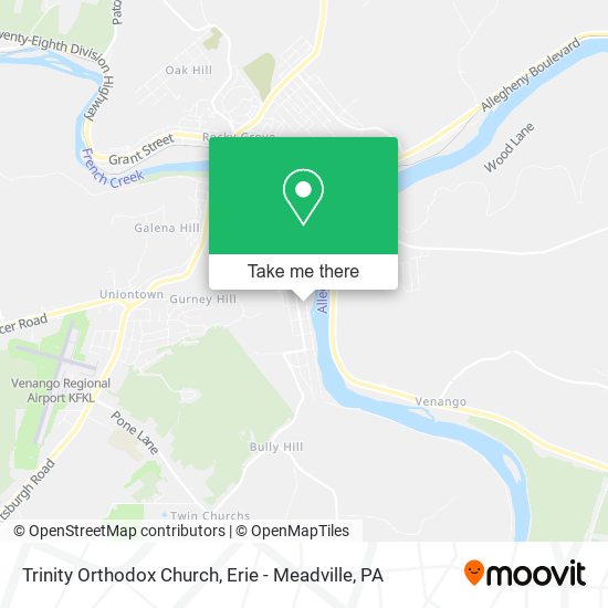 Trinity Orthodox Church map