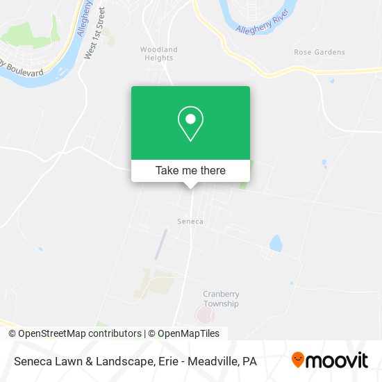 Seneca Lawn & Landscape map