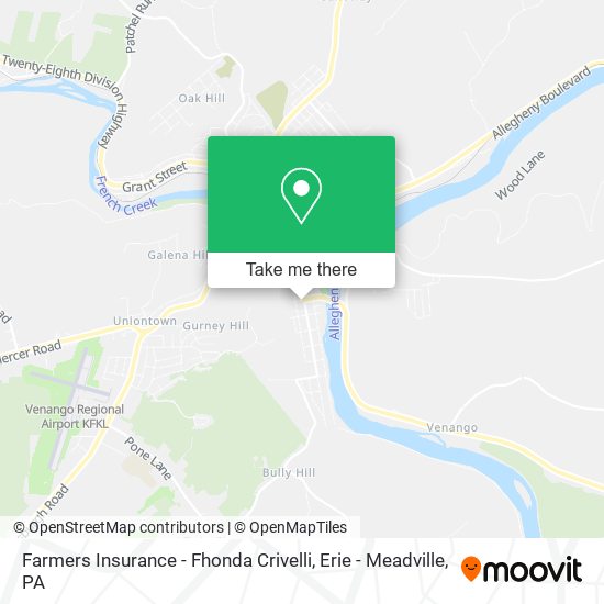 Mapa de Farmers Insurance - Fhonda Crivelli